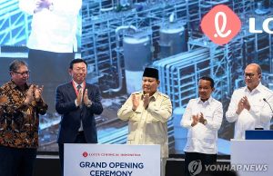 프라보워, 롯데 공장 가동식서 “한국인의 강인함과 근면함 본받아야”