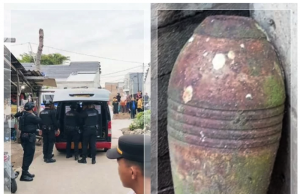 고물상, 박격포탄 폭발로 현장서 즉사