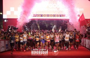 보로부두르 마라톤 2025, 역대 최대 38개국 참가… 730억 루피아 경제 효과