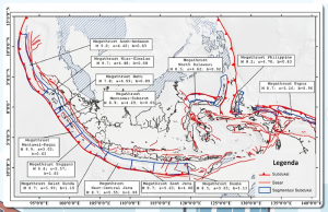 인도네시아, 13개 활성 메가스러스트에 포위…기상청, 지진 쓰나미 또 경고