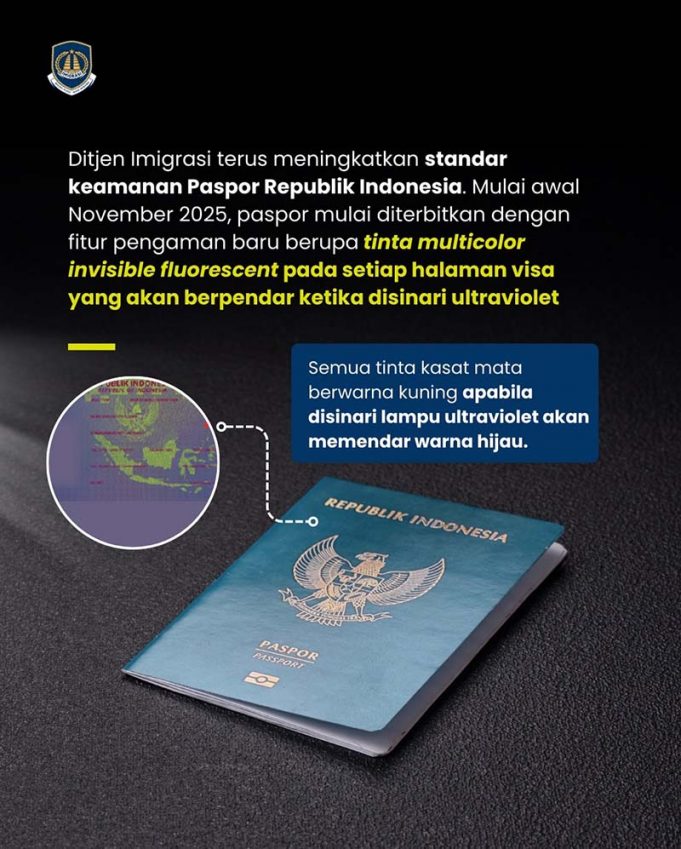 인도네시아 여권, 위조 방지 기능 대폭 강화