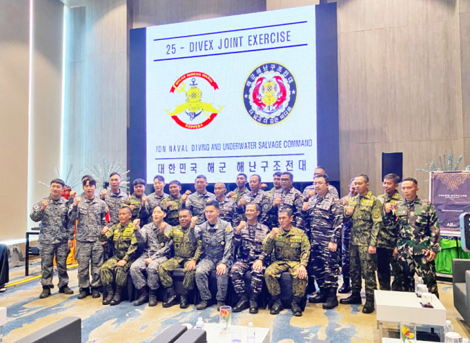 인도네시아-한국 해군, DIVEX-25 잠수 연합훈련 실시