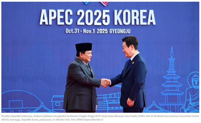 프라보워 대통령, 경주 APEC 정상회의 주제는 “역내 경제 협력 강화”