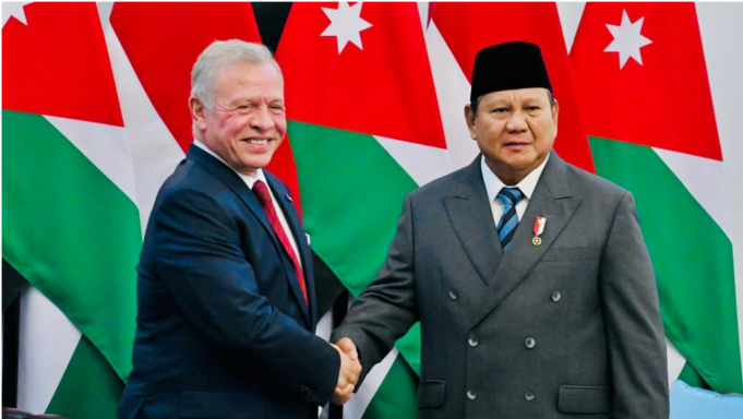 (영상) 프라보워 “오랜 친구” 요르단 국왕 인니방문…국방·경제 협력