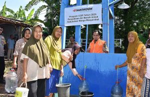 한국타이어, 인니 수자원 인프라 지원 ‘워터펌프’ 설치