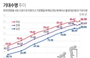 기대수명 추이