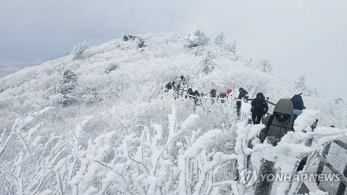 겨울 왕국 변신한 덕유산
