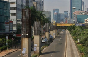 자카르타 주정부, 흉물로 방치된 모노레일 교각 98개 철거
