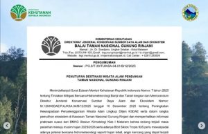 극한 기상 경보, 인니 린자니·탐보라산 등반로 2026년 초 전면 폐쇄