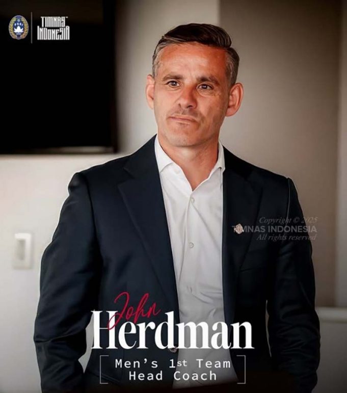 ‘캐나다의 영웅’ 존 허드먼, 인도네시아 축구대표팀 지휘봉 잡는다