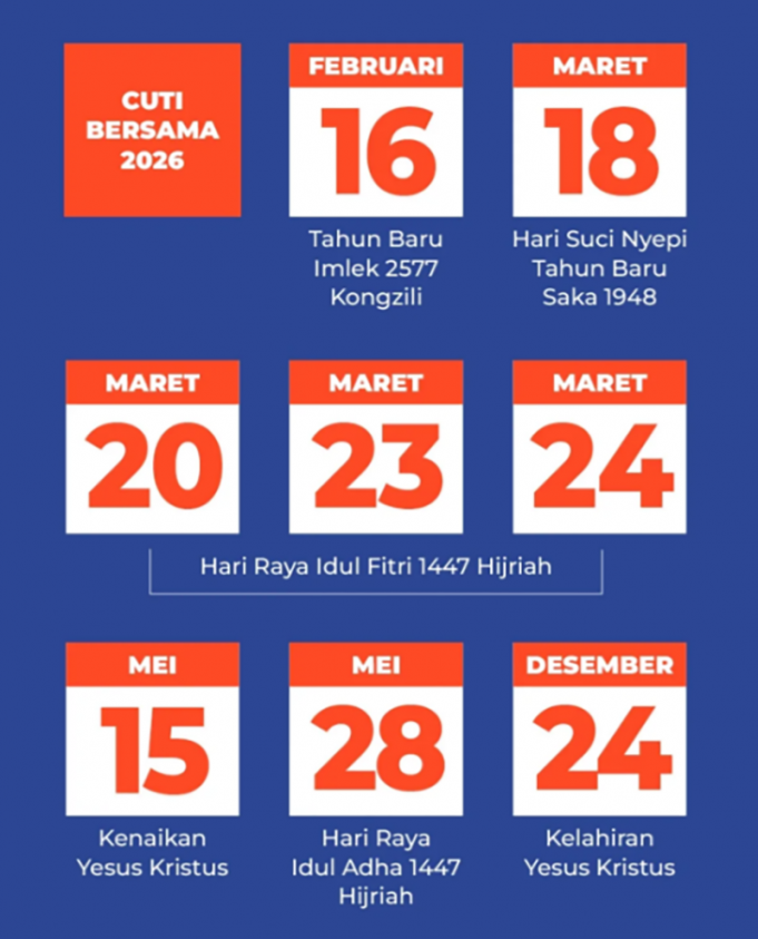 2026년 권장 휴무일 8일 확정… “연차 차감 없이 보장”