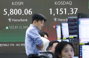 5800 넘긴 코스피…코스닥은 하락세