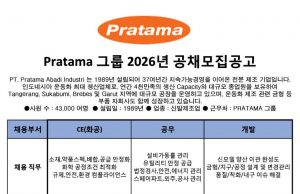Pratama 그룹 2026년 공채모집공고