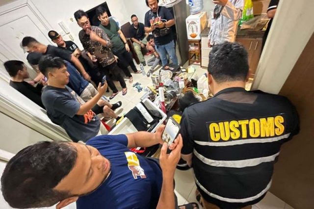 ▲인도네시아 세관 마약단속국과 경찰청 범죄수사국