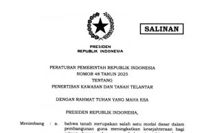 프라보워 정부, ‘토지 방치’에 칼 빼들었다… 국가 몰수 규정 본격 시행