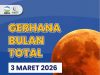 3월 3일, 인도네시아 전역서 개기월식 관측 가능… ‘블러드문’ 현상도 기대