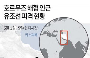 호르무즈 해협 인근 유조선 피격 현황