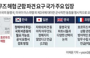 유럽·일본 등 7개국 “호르무즈 봉쇄 규탄…안전에 기여 준비”