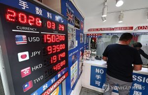 이달 환율 1,490원 육박, 역대 4위