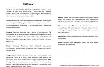 국회, 인도네시아군 제1급 경계태세 발령 해명 촉구