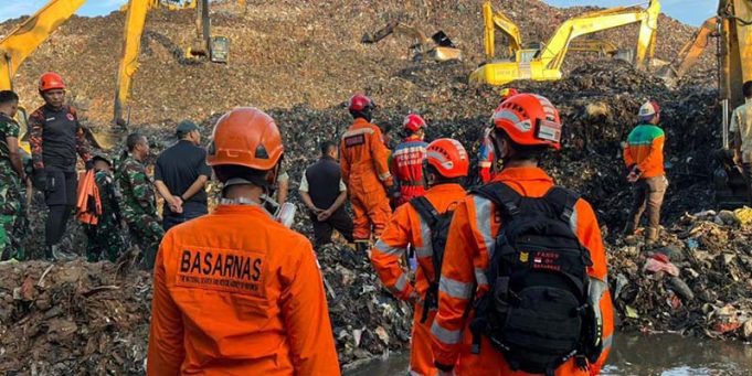 반타르 그방 쓰레기산 산사태, 7명 사망… 인도네시아 폐기물 관리 위기 재조명