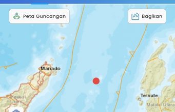 북술라웨시 마나도 해상 규모 7.6 강진 발생… 서부 할마헤라·비퉁 등 쓰나미 관측
