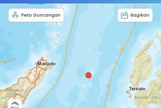 북술라웨시 마나도 해상 규모 7.6 강진 발생… 서부 할마헤라·비퉁 등 쓰나미 관측