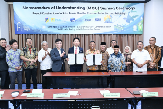 ACE ENERGY, 중부술라웨시 디젤발전소의 태양광발전소 대전환 협약 체결