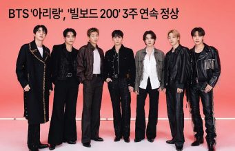BTS ‘아리랑’, ‘빌보드 200’ 3주 연속 정상