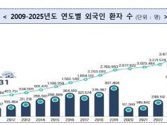 작년 한국 방문 외국인 환자 200만명 첫 돌파…3년 연속 최대