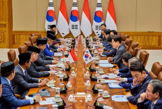 프라보워 대통령, 한·일 순방 마치고 귀국…총 575조 루피아 투자 공약 이끌어내