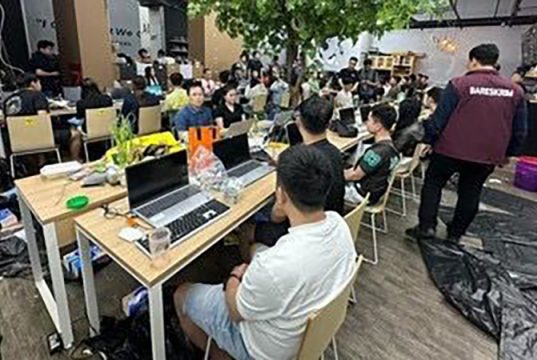 국제 온라인 범죄단, ‘인도네시아’로 거점 이동… 외국인 320명 무더기 체포