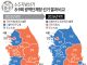 6·3 지방선거 8·9회 광역단체장 선거 결과 비교