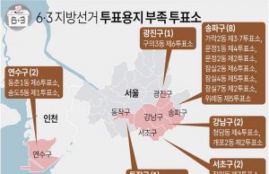 6·3 지방선거 투표용지 부족 투표소