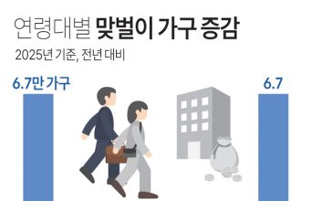 연령대별 맞벌이 가구 증감