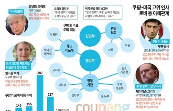쿠팡-미국 고위 인사 로비 등 이해관계
