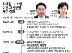 최태원-노소영 이혼·재산분할 재판 결과
