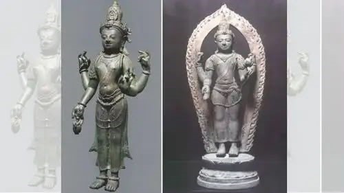 미국이 8세기 약탈 문화재인 청동 조상상 2점을 인도네시아에 반환했다. 유물은 뉴욕 인도네시아 총영사관에서 개최된 문화재 반환식을 통해 인수되었다. (Foto: Dok. Departemen Kehakiman AS)