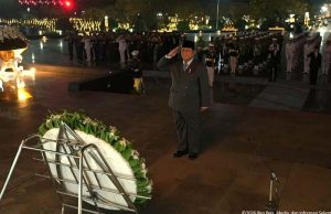 프라보워 대통령, 칼리바타 국립영묘서 제81주년 독립기념일 맞이 심야 묵념 의식 거행
