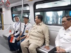 프라보워 대통령, 자카르타 LRT 신규 노선 시승… 클라파 가딩-망가라이 구간 본격 개통