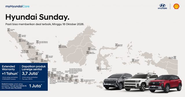 Hyundai Sunday 18 Oktober 2026
