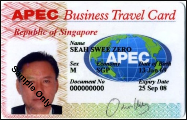 아시아태평양경제협력체(APEC) 비즈니스 트래블 카드(ABTC, 현지명 KPP APEC)